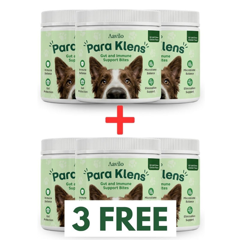 Gut & Immune Support for Dogs with Parasites BUY 3 GET 3 FREE (Best Value)